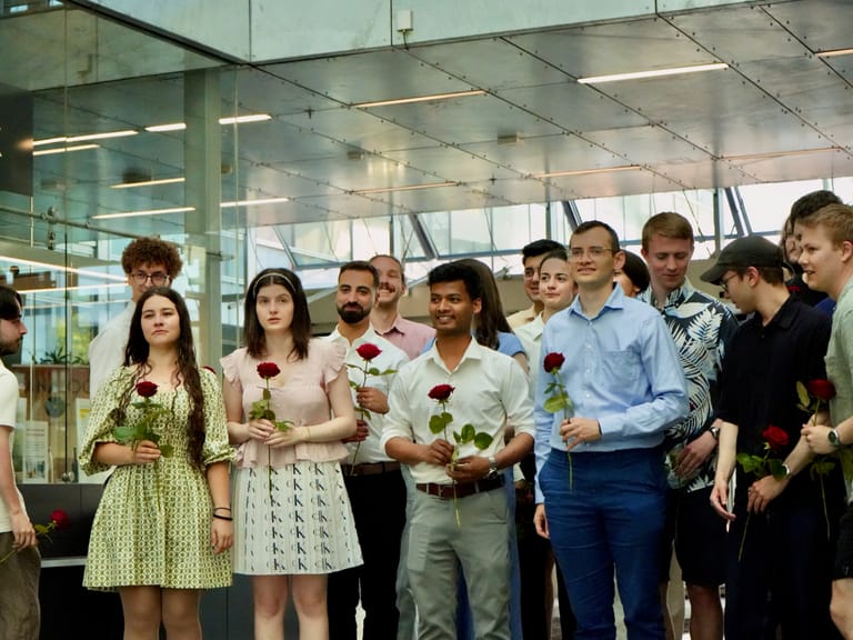 MSc convocation group photo at ITU