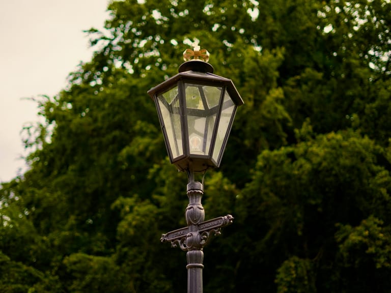 Lamp post at Charlottenlund Palace
