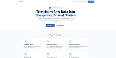 Data Story — MVP preview